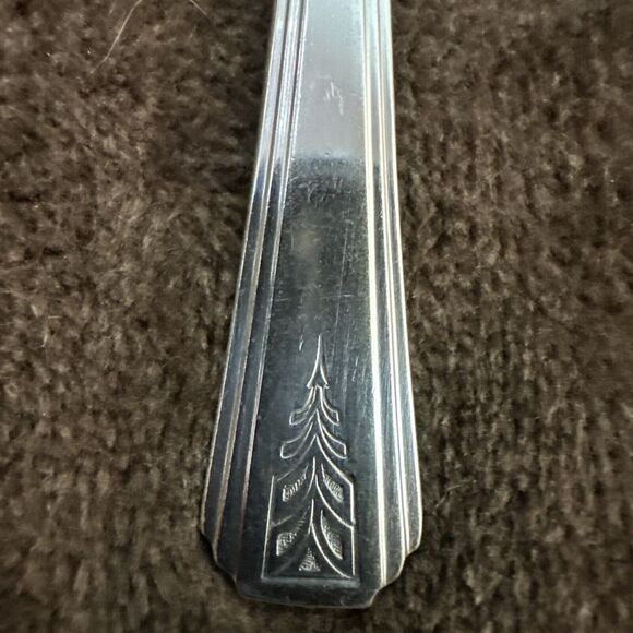 Oneida Clarion 1931 Master Butter Knife 7 3/4” Silver Par Plate - Picture 2 of 9